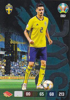Mikael Lustig Sweden Panini UEFA EURO 2020 FANS - Fans' Favourite #319